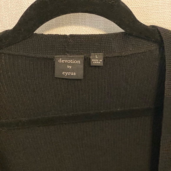 Cyrus Rib Knit Pocket Cardigan Size Large - Picture 6 of 6